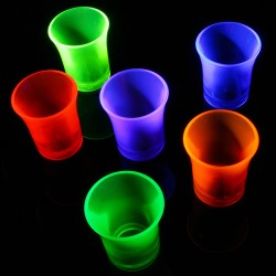 Σφηνοπότηρα Φωσφοριζέ  Econ Neon πολυστερικά 25 ml