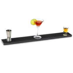 Service Bar Mat Πλαστικός μαύρος δίσκος περισυλλογής διαρροών 60εκ