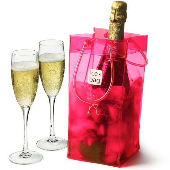 Παγοδοχείο Ice Bag πλαστικό premium ροζ