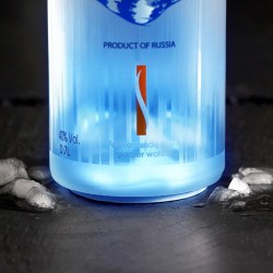 VIP LED Αυτοκόλλητα Μπουκαλιών σε μπλε χρώμα (πακέτο με 10)