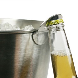 Beer Cooler Σαμπανιέρα από Ανοξείδωτο Ατσάλι με ενσωματωμένο Ανοιχτήρι