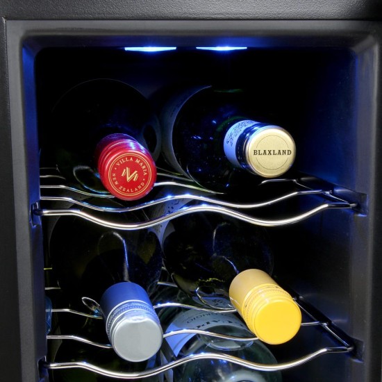 Sommelier Κρασιού VinoTech Μαύρο για 12 Μπουκάλια 35lt