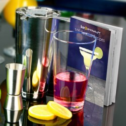 Cocktail Shaker Σετ με Βιβλίο Συνταγών