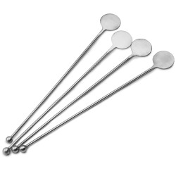 Αναδευτήρες Cocktail Swizzle Stick Disc από Ανοξείδωτο Ατσάλι (συσκευασία 240 τμχ)