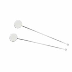 Πλαστικοί Αναδευτήρες Cocktail Swizzle Stick Disc Διάφανοι (συσκευασία 250τμχ)