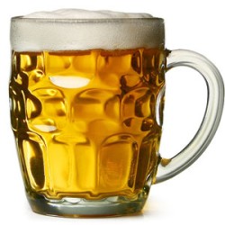 Ποτήρι Μπύρας Βρετανικό με χερούλι 568ml