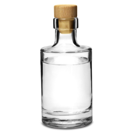 Γυάλινο μπουκάλι Galileo Flint με πώμα από φελλό 200ml