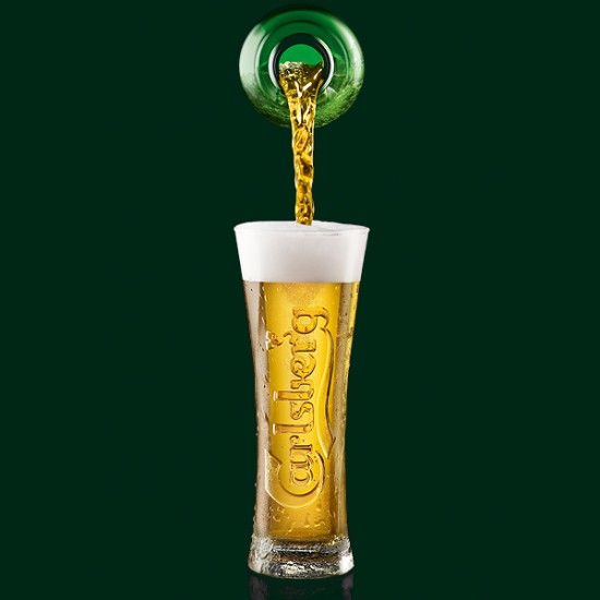 Ποτήρι Μπύρας Carlsberg 568ml συσκευασία 4 τμχ