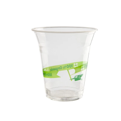 Οικολογικό Βιοδιασπώμενο Tυπωμένο Διάφανο Ποτήρι 300ml Smoothie Cup (Πακέτο 1000 TMX)