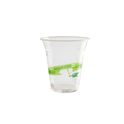 Οικολογικό Βιοδιασπώμενο Tυπωμένο Διάφανο Ποτήρι 300ml Smoothie Cup (Πακέτο 1000 TMX)