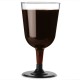 Ποτήρι Κρασιού Αναλώσιμο Μαύρο 240ml
