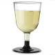 Ποτήρι Κρασιού Αναλώσιμο Μαύρο 150ml