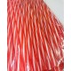 Τεράστια Καλαμάκια Ριγέ Κόκκινα-Λευκά Πλαστικά (συσκευασία 100τμχ)