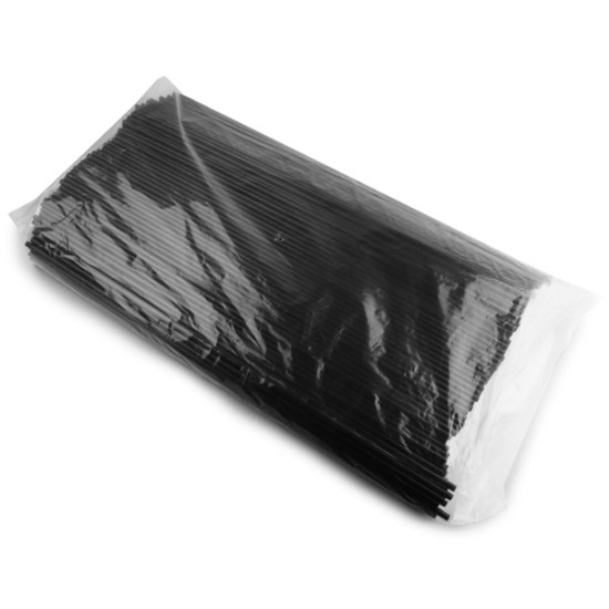 Τεράστια Καλαμάκια Μαύρα 50cm Πλαστικά (συσκευασία 500τμχ)