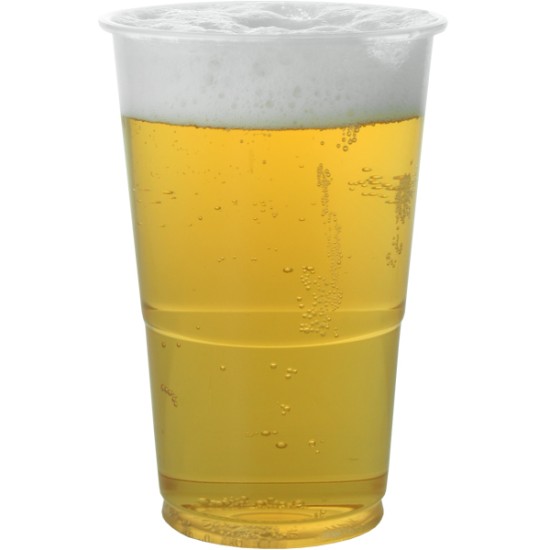 Ποτήρι Μπύρας Πλαστικό Αναλώσιμο 330ml (LCE at 280ml)
