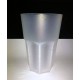 Ημιδιάφανο Επαναχρησιμοποιήσιμο Πλαστικό Ποτήρι 500 ml συσκευασία 18 τμχ