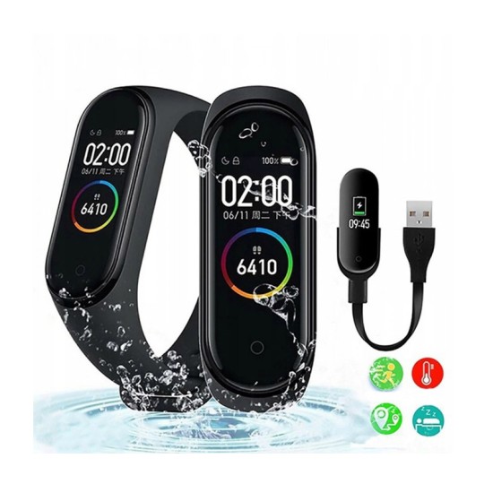 Ρολόι Fitness Tracker με Πιεσόμετρο και Μετρητή Καρδιακών Παλμών Smart Band M4 SPM M4-Smart