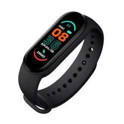 Ρολόι Fitness Tracker με Πιεσόμετρο και Μετρητή Καρδιακών Παλμών Smart Band M6 Χρώματος Μαύρο SPM M6-MAGN-Black